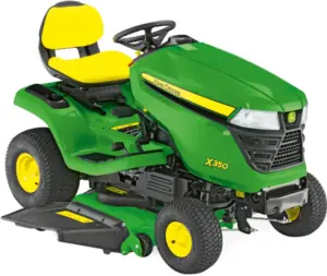 John Deere X350 – Rasentraktor ohne Mähwerk (Modell 2025)