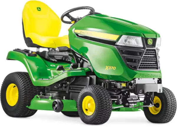 John Deere X370 – Rasentraktor Grundgerät ohne Mähwerk Modell (2025)