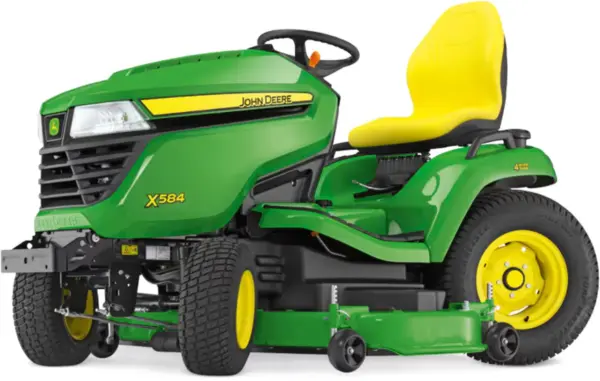 John Deere Rasentraktor X584 mit 122 cm Accel Deep Mähwerk – (Modell 2025)